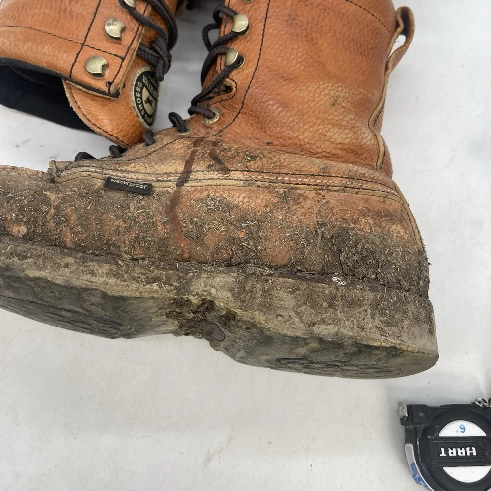 Red Wing Irish Setter Boots Mens 8 D Brown Workwear No. 894 Wingshooter Hunting